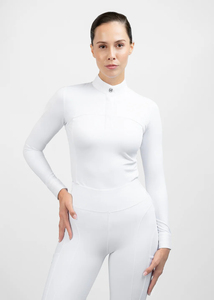 เสื้อเชิ้ตสำหรับขี่ม้าผู้หญิง ดีไซน์น้ำหนักเบา เนื้อผ้านุ่ม สวมใส่สบาย ยืดหยุ่นได้ เหมาะสำหรับทุกระดับการขี่  สวยงามและสง่างาม - Product Image 6