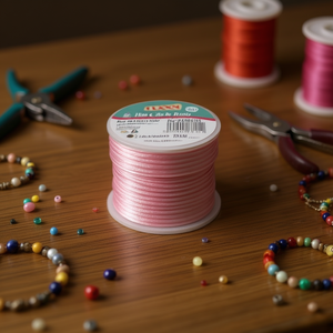 Corda in Nylon Rosa Chiaro 2.5mm 10m per Braccialetti - Product Image 2