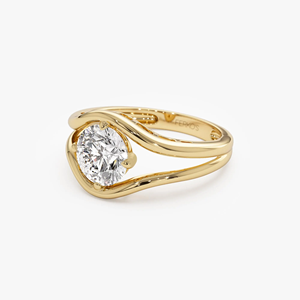 แหวนเพชรเม็ดเดี่ยว 1.50 กะรัต เพชรเลี้ยงในห้องปฏิบัติการ ตัวเรือนทอง 18k แบบแยกส่วน ทรงกลมเจียระไนแบบบริลเลียนท์ แหวนหรูหราสำหรับงานปาร์ตี้และสวมใส่ในชีวิตประจำวัน - Product Image 6