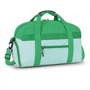 Striped Polyester Duffle <b>Bag</b> With Adjustable Strap Lightweight Gym Travel <b>Bag</b> For Unisex Casual Use 20-<b>30L</b> Capacity - Product Image 2