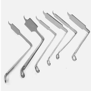 Set de rétracteurs chirurgicaux SURGINEXA, 6 pièces, rétracteurs Hohmann courbés pour l'arthroplastie du genou et de l'articulation de la hanche, instruments chirurgicaux orthopédiques - Product Image 5