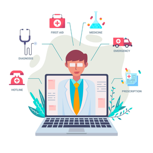 โซลูชันซอฟต์แวร์ ERP สำหรับโรงพยาบาลแบบครบวงจร พร้อมระบบ EHR ในตัว |   คุณสมบัติการจองนัดหมายผู้ป่วยทางการแพทย์ทางไกลและการรายงานผลการวิเคราะห์ - Product Image 1
