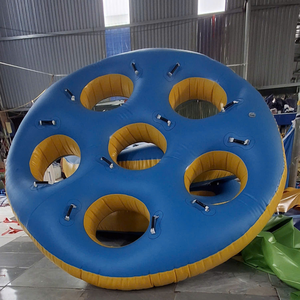 Disco Volador Inflable de PVC, Disco Gigante para Atrapar de 2.5m de Diámetro, Juego de Team Building al Aire Libre, Equipo de Entrenamiento para Lanzamiento en Eventos Comerciales - Product Image 4