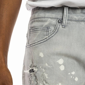 Pantalones Cortos de Mezclilla para Hombre de Verano, Casuales, Tejidos, Transpirables, Cómodos, de Alta Calidad - Product Image 4