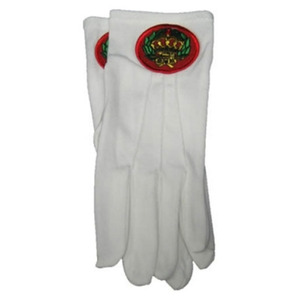 Guantes Masónicos de Tela de Algodón Premium, Transpirables, Cómodos, con Logotipo Personalizado Bordado, Alta Calidad, Unisex, para Todas las Temporadas - Product Image 6