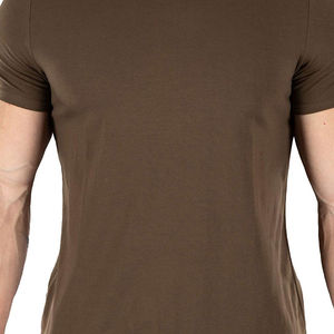 Chemises de sport pour la salle de sport en polyester/spandex, impression de logo personnalisée, vêtements de fitness légers, respirants, séchage rapide, service OEM - Product Image 3