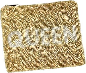 Embroidered Seed <b>Beads</b> Cotton Promotional Coin Purse Fashion Pattern Design Silk Screen Printed Washable Handmade Beaded Custom - Product Image 3