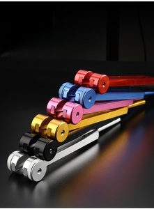 OM 136.1 HZ Sound Healing Aluminum Alloy Weighted Tuning Forks with Eco-Friendly Wooden Stick Knocker & Black Lint Bag - Product Image 5