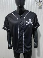 Grosir Jersey Baseball Amerika Jahitan Rapi 2025 Custom Ukuran Besar Dewasa Kerah V Lengan Pendek Cetak Digital