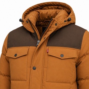Chaqueta parka impermeable personalizada para hombre y mujer, OEM ODM, con capucha, aislada, para exteriores, fabricante mayorista - Product Image 4