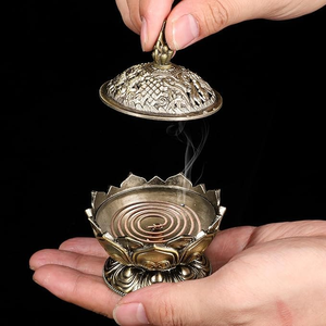 Quemador de Incienso Árabe Indio Ecológico de Alta Calidad, Porta Incienso para Fragancia de Oud, para Sala de Estar, Oficina, Mezquita, Salón de Oración - Product Image 6