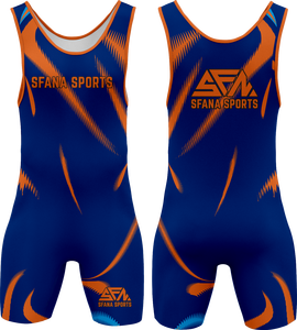 SFANA SPORTS Singlet de lutte pour homme noir imprimé éclairs sans manches, compression, évacuation de l'humidité, ajusté, une pièce - Product Image 3