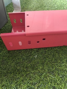 Industrial Steel <b>Waterproof</b> and Fireproof Solid Bottom 18 Inches Ventilated Cable Tray - Product Image 2