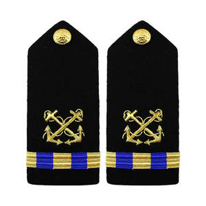 High Quality Customized Embroidered Pro <b>Stitch</b> Embroidered Epaulettes Elite Line Uniform Epaulettes - Product Image 1