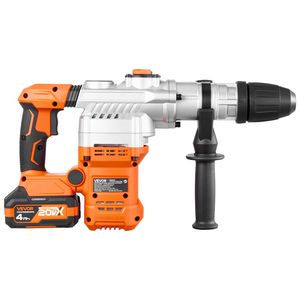 20V Battery Powered Rotary <b>Hammer</b> Drill 1-9/16 SDS-Max Heavy Duty Cordless Includes 2 Batteries Charger Power <b>Hammer</b> Drills - Product Image 1