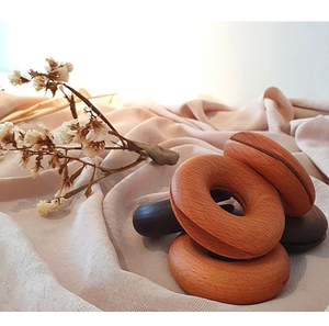 คลิปหนีบถุงซีลรูปโดนัทน่ารัก ทำจากไม้กระถินเทศ 2 สี  ราคาคุ้มค่า - Product Image 3