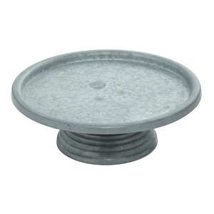 Support à gâteau rond en métal avec base côtelée, lavage à la main uniquement - Product Image 5
