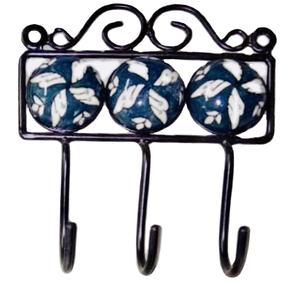 Bravo Rustic Poterie Mur Patère Carreaux de Céramique Design Élégant Intérieur Crochets et Rails - Product Image 2