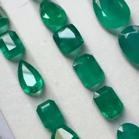 Batu Permata Zamrud Alami Zambia Bentuk Campuran AAA Kualitas Unggul, Batu Permata Lepas Untuk Pembuatan Perhiasan Anting Wanita