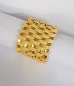 Anneaux de serviette ronds classiques en bambou et fil de jute, largeur 5 cm, pour fêtes - Product Image 3