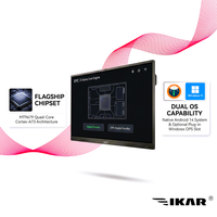 Pizarra Interactiva Inteligente IKAR JX-E5A de 110 Pulgadas 4K UHD IFPD con Android 15, Cámara de 48MP y Pantalla Táctil de 40 Puntos