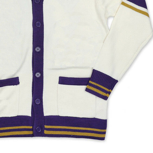 Wholesale Dealer Add Custom Logos On Unisex Acrylic <b>Cardigans</b> <b>Sweaters</b> Embroidery Letters Knit Sorority Fraternity - Product Image 3