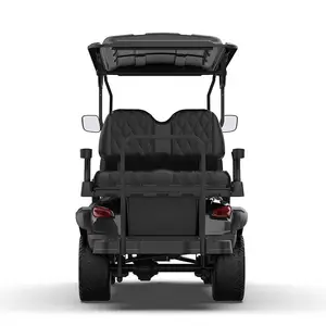 Factory 2+2 Seat Club Car Sightseeing Bus Club Cart Electric Lifted Golf Buggies Hunting Cart