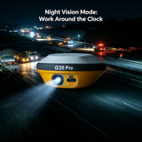 Récepteur GNSS RTK laser Unistrong G30 Pro version internationale avec double caméra et logiciel SurvStar évolutif
