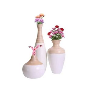 แจกันดอกไม้ไม้ไผ่ราคาถูกสำหรับตกแต่งบ้าน ดีไซน์หลากหลาย คุณภาพสูง ผลิตด้วยมือจากโรงงานในเวียดนาม - Product Image 2