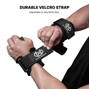 Ganchos de Levantamiento de Pesas de Alta Resistencia Lifting Infinite, Agarraderas de Potencia, Correas para Muñecas, Equipo de Fitness OEM - Product Image 6