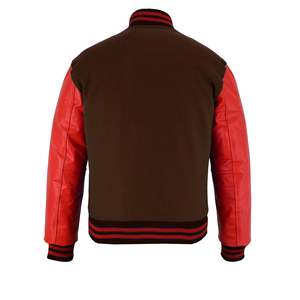 Chaquetas Varsity de Cuero y Lana para Hombre, Chaqueta de Alta Calidad para Exteriores, Chaqueta Varsity Personalizada OEM para Hombre - Product Image 5
