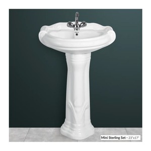 Lavabo sur pied en céramique élégant avec télécommande pour économie d'eau désodorisation automatique à double chasse pour une utilisation intelligente de la salle de bain - Product Image 4