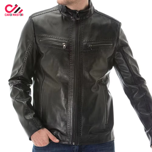 Men's Premium Quality Leather <b>Jacket</b> Fashionable <b>Sheepskin</b> Leather <b>Jacket</b> Winter Motorcycle Racing Leather <b>jacket</b> for men - Product Image 1