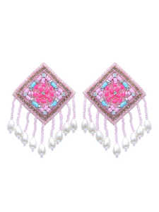 Pendientes de Cuentas Hechos a Mano Elegantes y Económicos, Joyería de Moda para Mujer a Bajo Precio - Product Image 4