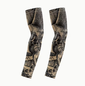 Mangas de Seda Helada de Manga Larga para Hombre UPF50+ Protección Solar Sólida Refrescante para Deportes al Aire Libre Todas las Estaciones - Product Image 3