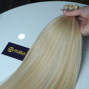 Venta al por mayor de fábrica, cabello liso personalizado, cabello vietnamita con queratina, extensiones de alta calidad, sin sintéticos, con longitud de 10 pulgadas a 34 pulgadas. - Product Image 6