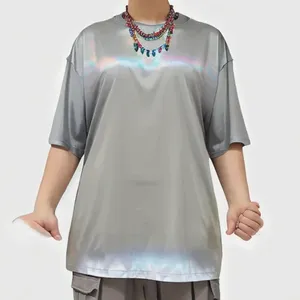 Camisetas de Verano para Hombre, Estilo Urbano, de Alta Calidad, Lisas, con Hombros Caídos, Fabricación de Ropa en Pakistán, Logotipo Personalizado - Product Image 4