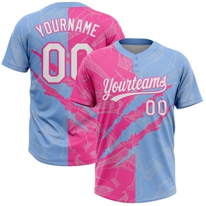 Maillot de softball personnalisé OEM, uniforme d'équipe par sublimation, nom, numéro et logo personnalisés, fabricant de maillots de softball pour femmes, vente en gros - Product Image 2