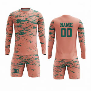 ชุดฟุตบอลคุณภาพพรีเมียม โพลีเอสเตอร์ 100% สำหรับผู้ชายและเยาวชน พร้อมกางเกง ถุงเท้า ชุดทีมแบบสั่งทำพิเศษด้วยเทคนิค Sublimation - Product Image 2