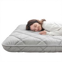 Surmatelas d'hôtel personnalisé en gros, doux, confortable, durable, matelassé, fabrication OEM, fournisseur pour commandes en gros