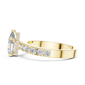 Micro Pave 925 Sterling Silver Moissanite <b>Diamond</b> <b>Ring</b> Wholesale Bridal Jewelry Manufacturer Supplier - Product Image 2