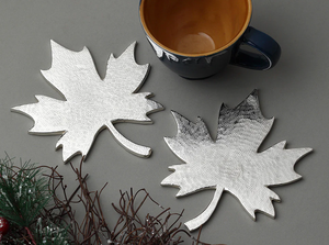 Ensemble de sous-verres en métal martelé de couleur personnalisée pour un usage domestique au meilleur prix de gros - Product Image 3