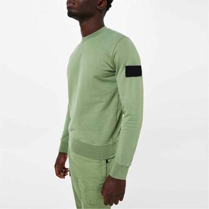 Sweat-shirts pour hommes en molleton polyester/coton, coupe classique, col rond, écologiques, doublés, design personnalisé, pour l'automne - Product Image 4