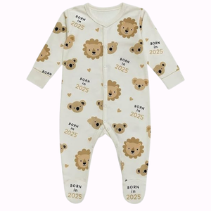 Mameluco Orgánico Premium para Bebé, Transpirable, Ecológico, de Algodón, Unisex, Verano, Personalizable, Ropa para Bebés - Product Image 2