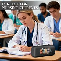 Sac de transport étanche en EVA à coque rigide, grande capacité, avec fermeture éclair, étui de rangement pour stéthoscope médical Littmann