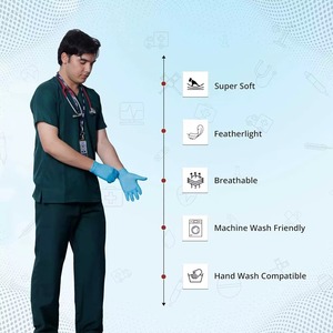 Traje Médico de Hospital Cómodo y de Material Suave, Fácil de Usar, Hecho a Medida, Precio con Descuento, Unisex - Product Image 2