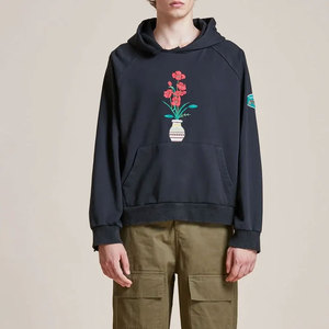 Sweat-shirt à capuche surdimensionné personnalisé en molleton de coton épais, pull décontracté coupe ample, vêtements streetwear – Fournisseur - Product Image 3