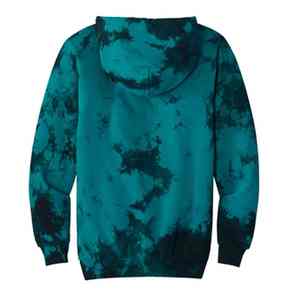 Ventes en gros de sweats à capuche en molleton tie-dye brodés pour hommes, 100% coton, séchage rapide, respirant, personnalisation du logo de votre marque, vente chaude - Product Image 3