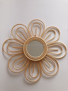 Espejo de pared grande moderno de hierro de alta calidad con acabado dorado hecho a mano para la decoración del hogar y el Hotel para el baño de la sala de estar de Navidad - Product Image 5