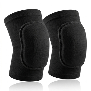Genouillères respirantes en tricot pour la protection au volleyball, unisexe, à enfiler, utilisables toute l'année, protection complète - Product Image 4